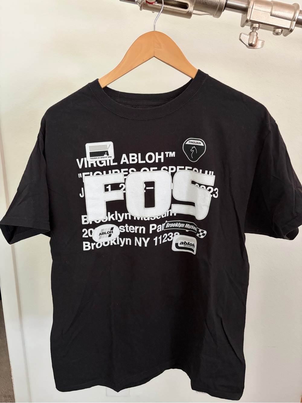 Virgil Abloh (Off White) Figures of Speech Black Graphic Tee